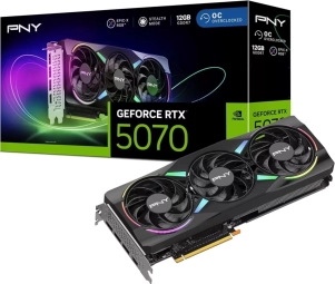 VIdeokarte PNY GeForce RTX 5070 Triple Fan Overclocked