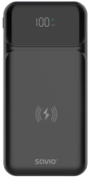 Enerģijas krātuve SAVIO POWER BANK wireless10000mAh