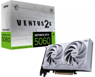 Videokarte MSI GeForce RTX 5060 Ventus 2X OC White 8GB
