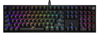 Klaviatūra Genesis Thor 404 Black Gateron Yellow Pro