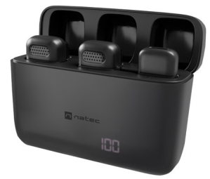 Mikrofona Natec Hopper USB-C (2 vienības)