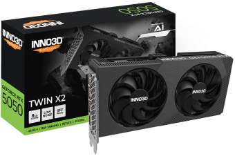 Videokarte Inno3D Twin X2 GeForce RTX 5050 8GB GDDR6