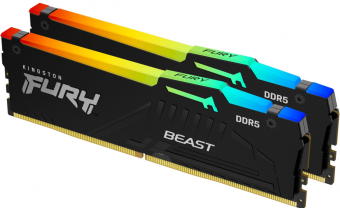 Operatīvā atmiņa Kingston FURY Beast RGB 128GB Black