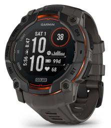 Viedpulkstenis Garmin Instinct 3 50mm Solar Black/ Charcoal