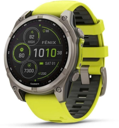 Viedpulkstenis Garmin Fenix 8 Sapphire Solar Yellow/ Graphite 47mm