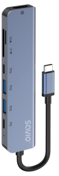 Dokstacija Savio Multifunctional USB Type C 7IN1 HUB