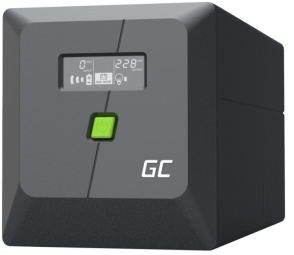 Nepārtrauktas barošanas bloks Green Cell PowerProof LCD UPS 750VA 480W USB 2x Schuko + 2x IEC