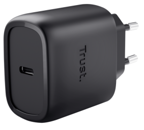 Lādētājs Trust Maxo 45W Black USB-C + 2m USB-C Cable Black