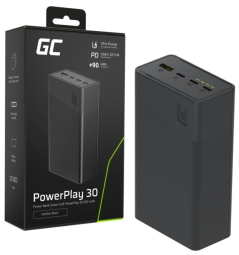 Enerģijas krātuve GreenCell PowerPlay 30 30000mAh Black