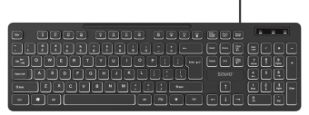 Klaviatūra Savio KB-04 Backlit