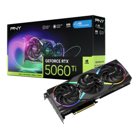 Videokarte PNY GeForce RTX 5060 Ti 8GB EPIC-X RGB Overclocked Triple Fan