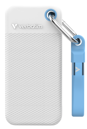Ārējais SSD Verbatim Pocket White 1TB USB-C