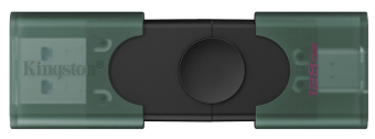 Zibatmiņa Kingston DataTraveler Duo USB 128GB Flash Drive USB-C USB-A