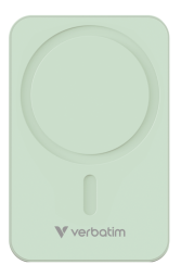 Enerģijas krātuve Verbatim Charge n Go 20000mAh Magnetic Wireless Charge Green