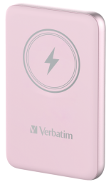 Enerģijas krātuve Verbatim Charge n Go 10000mAh Magnetic Wireless Charge Pink