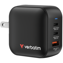 Lādētājs Verbatim Universal Mini GaN Wall Charger 70W UK + EU