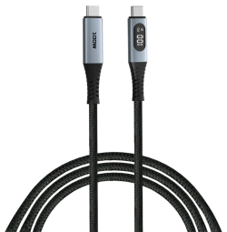 Kabelis Verbatim Sync&Charge Cable with Power Display 100W 120cm