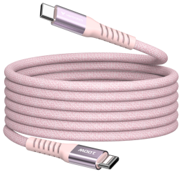 Kabelis Verbatim Sync & Charge Magnetic Type-C  100W 120cm Pink