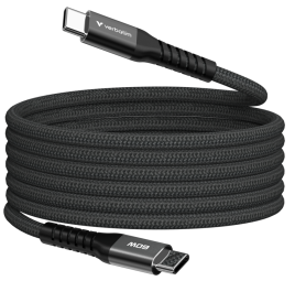 Kabelis Verbatim Sync & Charge Magnetic Type-C  60W 120cm Black