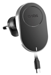 Telefona turētājs SBS MagSafe Magnetic 15W Retractable cable