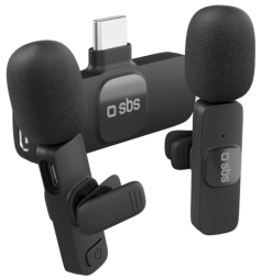 Bezvadu mikrofoni SBS USB-C receiver 2x clip mic
