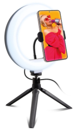 Telefona statīvs SBS Tripod 20cm ring light