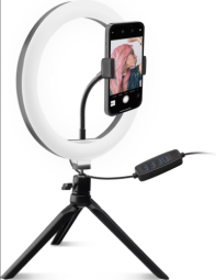 Telefona statīvs SBS Tripod 20cm LED Ring Light