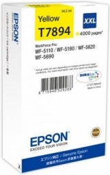 Tintes kārtidžs Epson T7894 Yellow