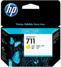 Tintes kārtidžs HP 711 Yellow