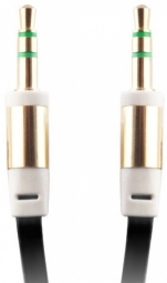 Kabelis Forever Flat AUX 3.5mm  Plug - Plug 1m