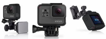 Ķiveres stiprinājumi GoPro Helmet front + Side Mount
