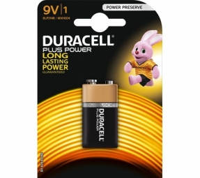 Baterija Duracell 9V Alkaline