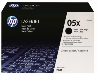 HP CE505XD 05X 2-pack Black