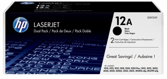 HP Q2612AD 12A 2-pack Black