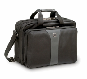 Laptop bag Wenger Legacy 16" Double Gusset Black/Gray