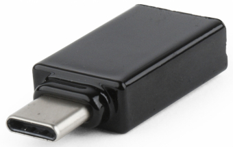 Gembird USB Female - USB Type C Male Black