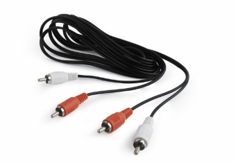Gembird 2 x RCA Male - 2 x RCA Male 1.8m Black