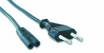 Gembird EU 2pin 1.8m Black