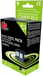 Tintes kārtridžs UPrint HP 21/22XL Multipaka