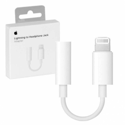 Adapteris Apple Lightning Male - 3.5mm Female White