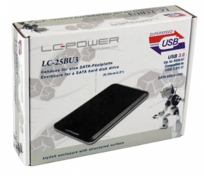 Kastīte cietajam diskam LC power 2,5" HDD SATA USB 3.0