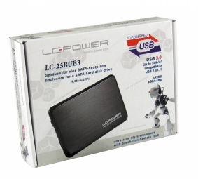 Kastīte cietajam diskam LC power ultra slim 2,5" HDD SATA USB 3.0