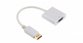 Gembird DisplayPort Male - VGA Female White Full HD