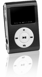 Setty Metal Clip MP3 Black