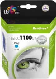 Tintes kārtridžs TB Print Brother LC1100C Cyan