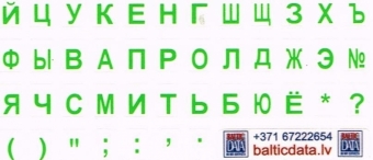 Uzlīmes klaviatūrai Mini Zaļi