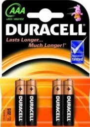 Baterijas Duracell AAA