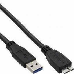 Kabelis Brackton USB Male - MicroUSB Male 3.0 2m Black