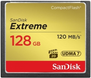 SanDisk Extreme Compact Flash 128GB