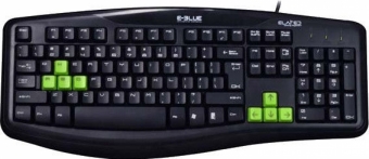 E-Blue Elated Gaming Black